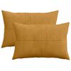 vidaXL Povlak na pol&scaron;t&aacute;ř 2 pcs ALMELO Žlut&aacute; 30 x 50 cm man&scaron;estr