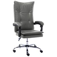 vidaXL Kancelářská židle antracitová umělá kůže