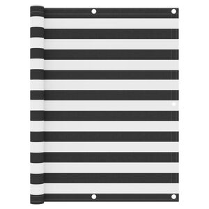 vidaXL Balk&oacute;nov&aacute; z&aacute;stěna antracitov&aacute; a b&iacute;l&aacute; 120x300 cm oxfordsk&aacute; l&aacute;tka