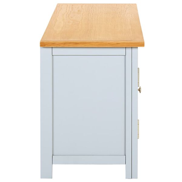 vidaXL TV stolek 120 x 35 x 48 cm masivní dubové dřevo