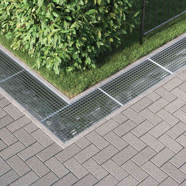 vidaXL Mř&iacute;žka Stř&iacute;brn&aacute; 80 x 40 x 2 cm Ž&aacute;rově zinkovan&aacute; ocel