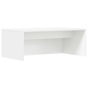 vidaXL N&aacute;stěnn&yacute; stolek B&iacute;l&aacute; Kompozitn&iacute; dřevo 80 x 45 x 30 cm