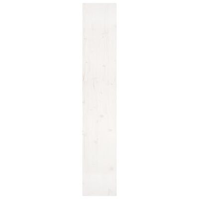 vidaXL Knihovna / dělicí stěna bílá 80x30x167,4 cm masivní borovice
