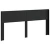 vidaXL Čelo postele Čern&aacute; Kompozitn&iacute; dřevo
