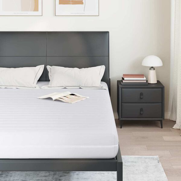 vidaXL Matrace B&iacute;l&aacute; 140 x 190 cm Pocket Spring