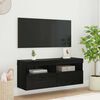 vidaXL TV wall cabinet Čern&yacute; dub 100 x 30 x 40 cm kompozitn&iacute; dřevo