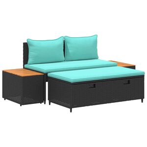 vidaXL Venkovn&iacute; pohovkov&aacute; souprava 4 -Seater 4 ks 55 x 30 x 39 cm
