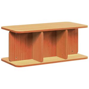 vidaXL Konferenčn&iacute; stolek Voskově hněd&aacute; 80 x 39,5 x 33,5 cm