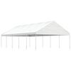 vidaXL Alt&aacute;n se střechou b&iacute;l&yacute; 11,15 x 5,88 x 3,75 m polyethylen