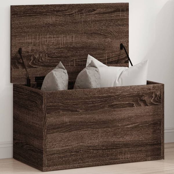 vidaXL Úložný box hnědý dub 60 x 35 x 35 cm kompozitní dřevo