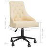 vidaXL Otočn&aacute; kancel&aacute;řsk&aacute; židle kr&eacute;mov&aacute; samet