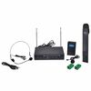 Bezdr&aacute;tov&yacute; mikrofonn&iacute; syst&eacute;m VHF - 1 mikrofon + 1 headset mikrofon