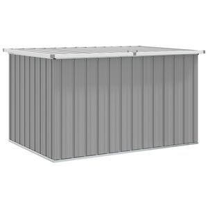 vidaXL Zahradn&iacute; &uacute;ložn&yacute; box &scaron;ed&yacute; 150 x 101 x 91 cm