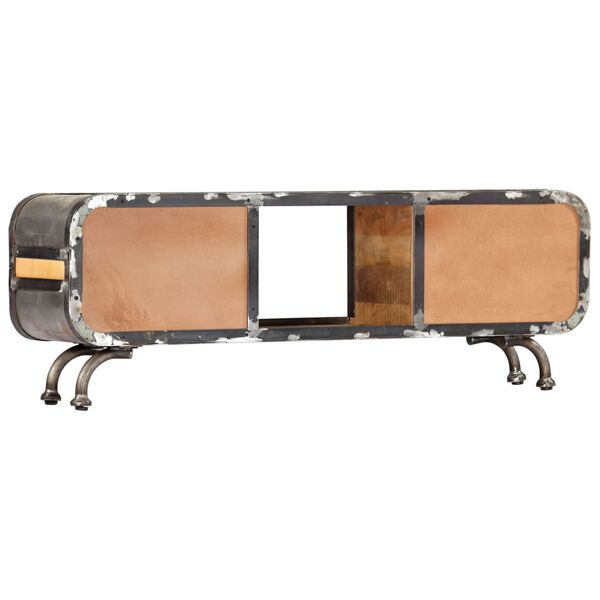 vidaXL TV stolek 120 x 30 x 42 cm masivn&iacute; mangovn&iacute;kov&eacute; dřevo