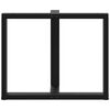 vidaXL Nohy k jídelnímu stolu ve tvaru T, 2 ks, černé, 90 x 35 x (72-73) cm, ocel