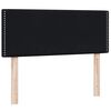 vidaXL Box spring postel s matrac&iacute; čern&aacute; 120x220 cm samet