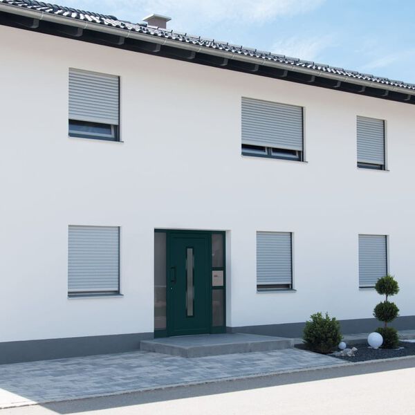 vidaXL Vchodov&eacute; dveře antracitov&eacute; 98 x 200 cm PVC