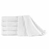 vidaXL Ručn&iacute;ky 5 ks bavlna 450 g/m&sup2; 50 x 100 cm b&iacute;l&eacute;