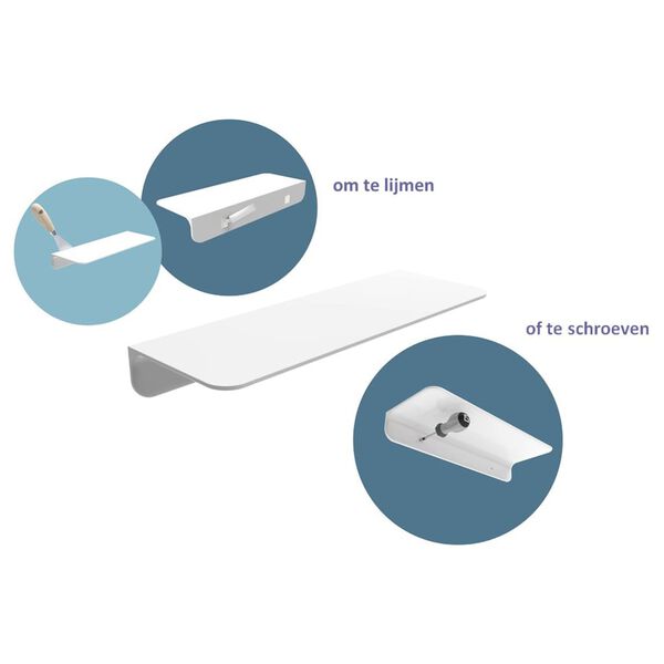 SCHÜTTE Sprchová police SOLO bílá