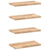 vidaXL Plovouc&iacute; police 4 ks 60 x 20 x 2 cm neo&scaron;etřen&eacute; ak&aacute;ciov&eacute; dřevo