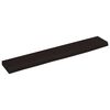 vidaXL N&aacute;stěnn&aacute; police tmavě hněd&aacute; 60x10x2 cm o&scaron;etřen&yacute; masivn&iacute; dub