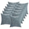 vidaXL Povlak na pol&scaron;t&aacute;ř 12 pcs HEERLEN Světle modr&aacute; 40 x 40 cm