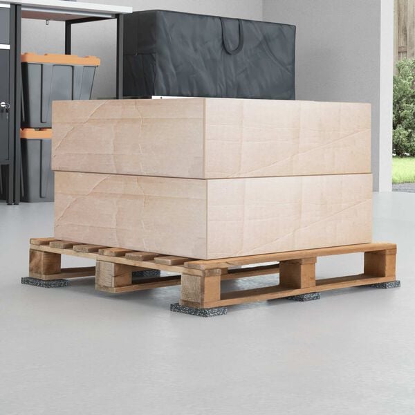 vidaXL Gumový válec Černá Guma