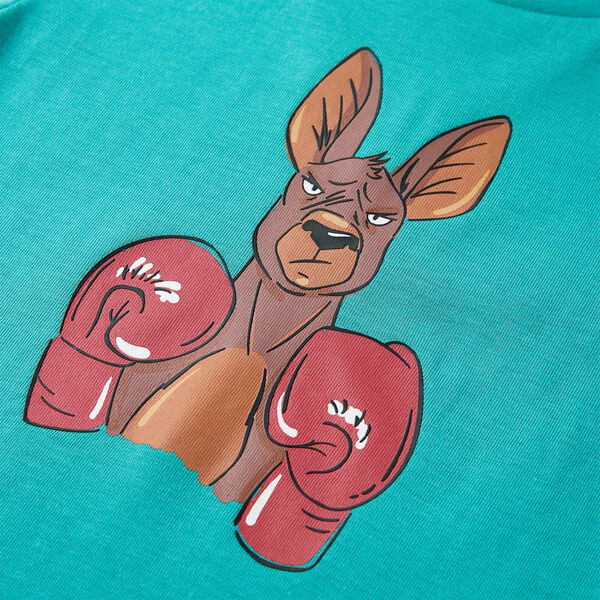 Dětsk&eacute; tričko s kr&aacute;tk&yacute;m ruk&aacute;vem tmavě m&aacute;tov&eacute; 140