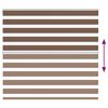vidaXL Zebra roleta hněd&aacute; 155x150 cm &scaron;&iacute;řka l&aacute;tky 150,9 cm polyester