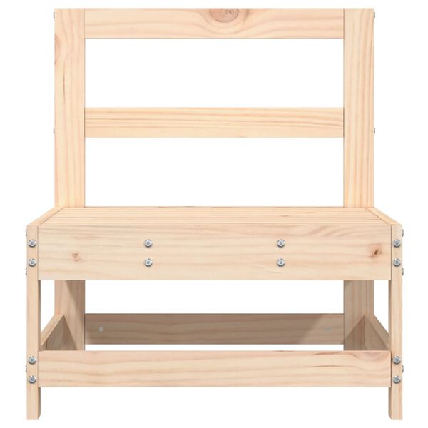 vidaXL Zahradn&iacute; středov&eacute; pohovky 2 ks masivn&iacute; borov&eacute; dřevo