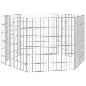 vidaXL Ohr&aacute;dka pro zv&iacute;řata 6 panelů 54 x 60 cm pozinkovan&eacute; železo