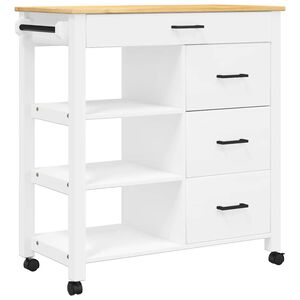 vidaXL Kuchyňsk&yacute; voz&iacute;k MONZA 84 x 40 x 88,5 cm masivn&iacute; borov&eacute; dřevo