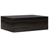 vidaXL Dřevěn&aacute; box s v&iacute;kem čern&aacute; 40x30x13 cm masivn&iacute; borov&eacute; dřevo