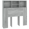 vidaXL Čelo postele s &uacute;ložn&yacute;m prostorem &scaron;ed&eacute; sonoma 100x19x103,5 cm