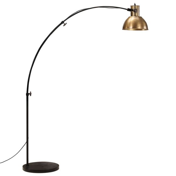 vidaXL Stojac&iacute; lampa 25 W staromosaz 150 cm E27