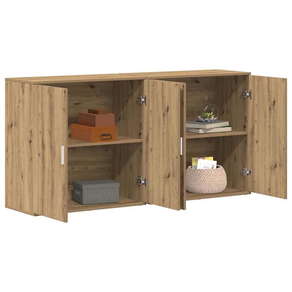 vidaXL Serv&iacute;rovac&iacute; skř&iacute;ň 2 pcs Artisanov&yacute; dub 79 x 38 x 80 cm