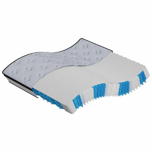 vidaXL Ta&scaron;tičkov&aacute; pružinov&aacute; matrace medium 160 x 200 cm