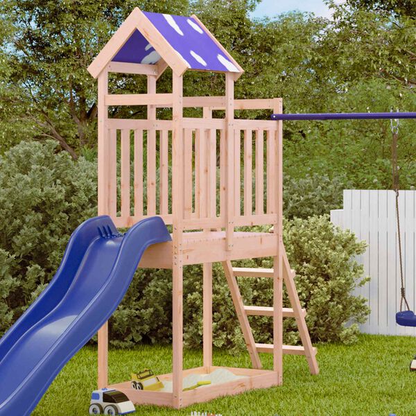 vidaXL Hern&iacute; věž Hněd&aacute; 52,5 x 110,5 x 215 cm Pevn&eacute; douglasov&eacute; dřevo