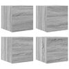 vidaXL N&aacute;stěnn&eacute; TV skř&iacute;ňky 4 ks &scaron;ed&eacute; sonoma 30,5 x 30 x 30 cm