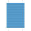 vidaXL Plisovaná roleta modrá 80x100 cm Šířka látky 79,4 cm Polyester