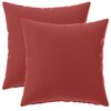 vidaXL Povlak na pol&scaron;t&aacute;ř 2 pcs HEERLEN V&iacute;no Červen&eacute; 30 x 30 cm