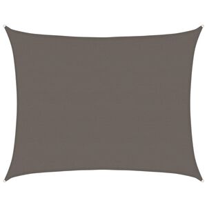 vidaXL Plachta proti slunci 160 g/m&sup2; antracitov&aacute; 6 x 8 m HDPE
