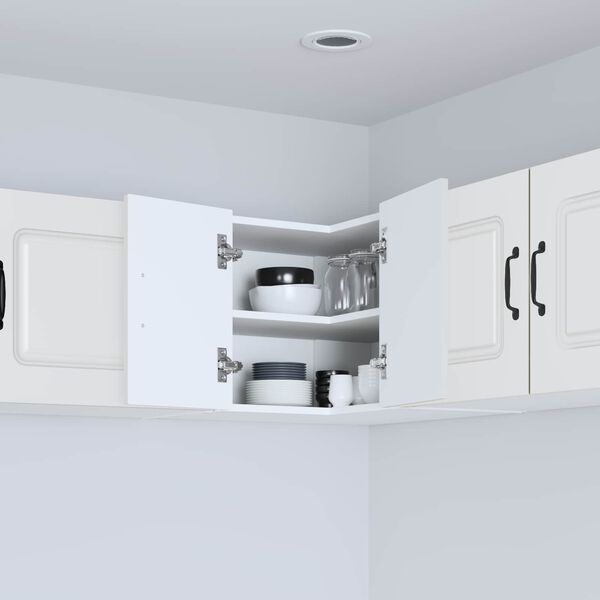 vidaXL Kuchyňsk&aacute; skř&iacute;ň Kalmar B&iacute;l&aacute; 57 x 57 x 40 cm kompozitn&iacute; dřevo