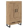 vidaXL Vysok&yacute; bufet Artisanov&yacute; dub 69,5 x 31 x 115 cm Kompozitn&iacute; dřevo