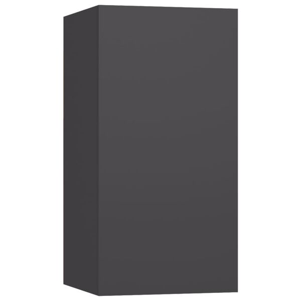 vidaXL 4d&iacute;ln&yacute; set TV skř&iacute;něk &scaron;ed&yacute; dřevotř&iacute;ska