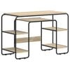 vidaXL Stůl s &uacute;ložn&yacute;m prostorem Dub sonoma 113,5 x 52 x 75,5 cm
