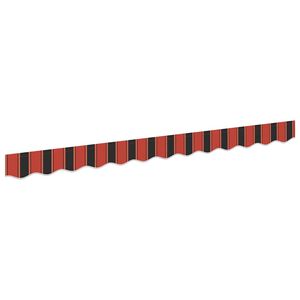 vidaXL N&aacute;hradn&iacute; lem mark&yacute;zy Oranžov&aacute; a Čern&aacute; 230 x 20 cm Polyester