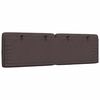 vidaXL Pol&scaron;t&aacute;ř na čelo postele tmavě hněd&yacute; 160 cm textil