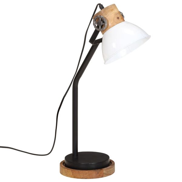 vidaXL Stoln&iacute; lampa 25 W b&iacute;l&aacute; 18 x 18 x 60 cm E27