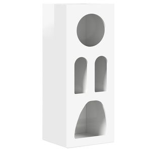 vidaXL Serv&iacute;rovac&iacute; skř&iacute;ň Vysoce leskl&aacute; b&iacute;l&aacute; 40 x 35 x 100.5 cm